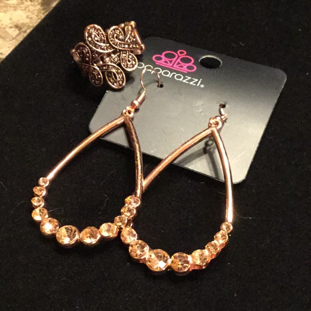 Fall is the time for Copper! Earrings & Ring.
